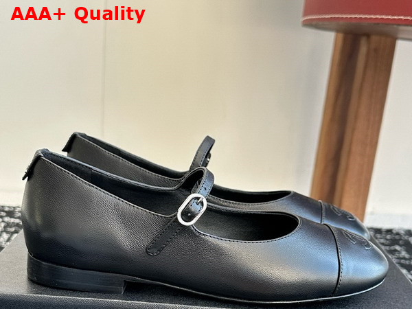 Chanel Mary Janes Black Lambskin G46379 Replica