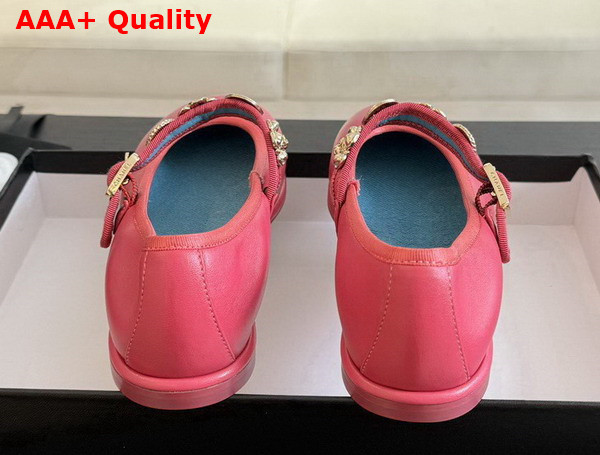 Chanel Mary Janes Bright Pink Lambskin G45778 Replica