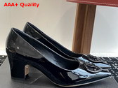 Chanel Patent Leather Pump in Black Replica