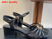 Chanel Sandals in Black Lambskin G46274 Replica