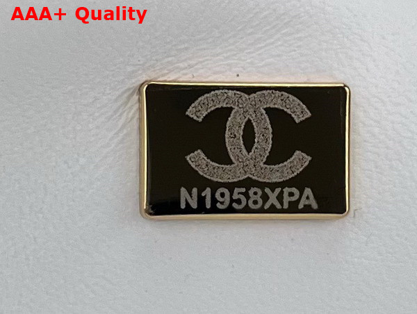 Chanel Small Classic Flap Bag in White Velvet Replica