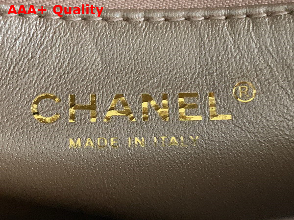 Chanel Small Flap Bag Metallic Lambskin Strass Gold Tone Metal Gold AS3241 Replica