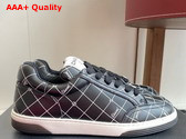 Chanel Sneaker in Printed Leather Black and White Replica