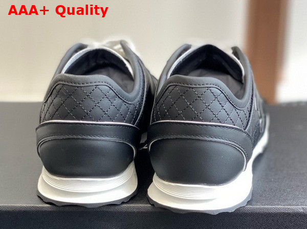Chanel Sneakers Calfskin and Suede Calfskin Black and White G46372 Replica