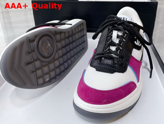 Replica Chanel Fabric & Laminated Sneakers G39792 T03