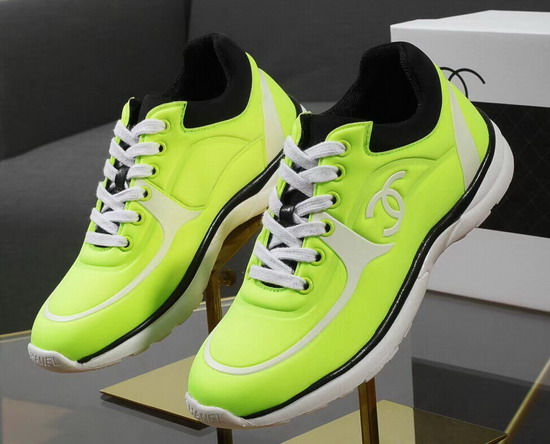 Chanel Sneakers Lycra Lemon Yellow G34765