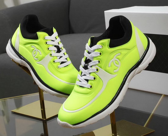 Chanel Sneakers Lycra Lemon Yellow G34765