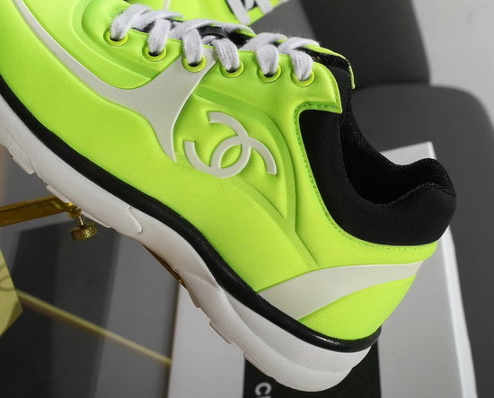 Chanel Sneakers Lycra Lemon Yellow G34765