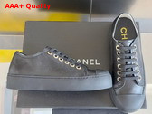 Chanel Sneakers in Black Printed Lambskin G46368 Replica