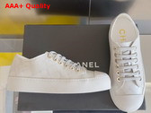Chanel Sneakers in Printed Lambskin White G46368 Replica