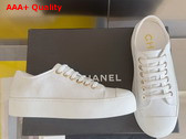 Chanel Sneakers in White Printed Lambskin G46368 Replica