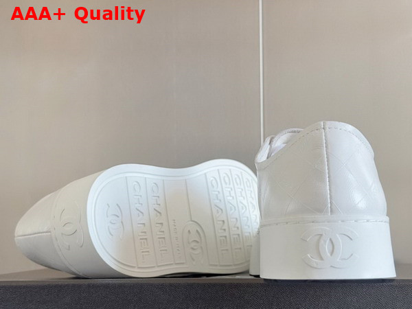 Chanel Sneakers in White Printed Lambskin G46368 Replica
