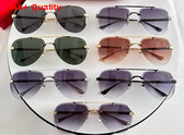 Cartier Aviator Sunglasses Blue Lense Replica