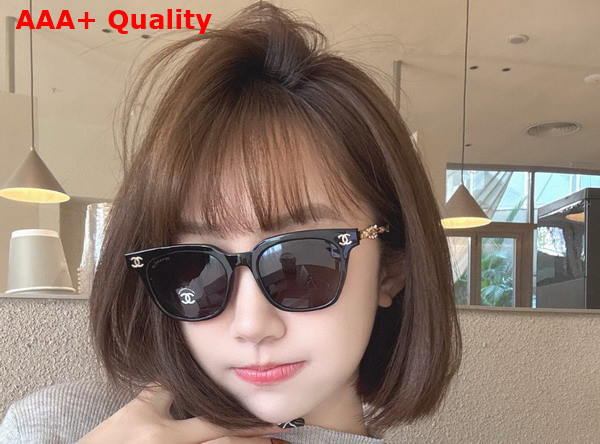 Chanel Butterfly Sunglasses in Leopard 25011 Replica