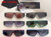 Chanel Shield Sunglasses Black and Beige 6057 Replica