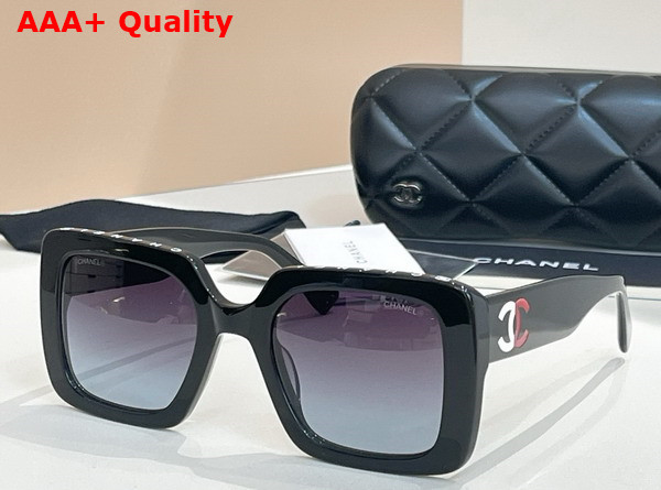Chanel Square Sunglasses Havana Acetate Replica