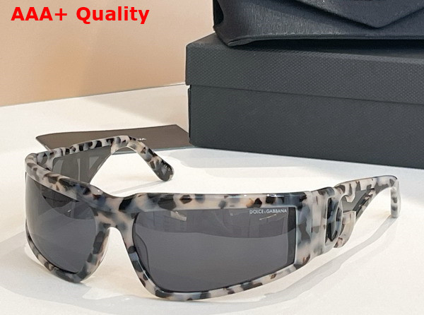 Dolce Gabbana Shield Sunglasses in White Replica