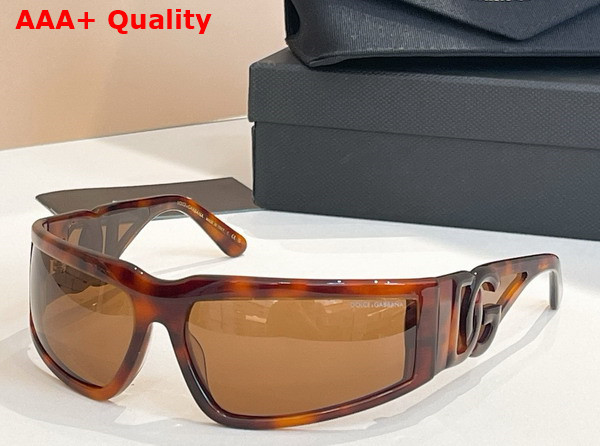 Dolce Gabbana Shield Sunglasses in White Replica