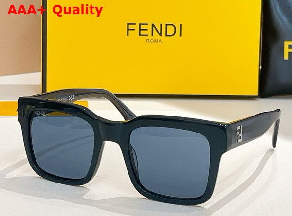 Fenid Square Sunglasses Havana Acetate Replica
