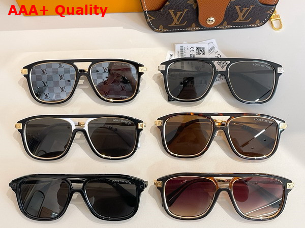 LV Legacy Pilot Sunglasses in Black Z2595U Replica