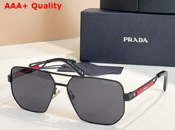Prada Men Square Sunglasses with Prada Logo Replica
