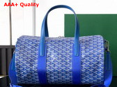 Goyard Barrel 40 Sports Bag in Sky Blue Goyardine Canvas and Chevroches Calfskin Replica