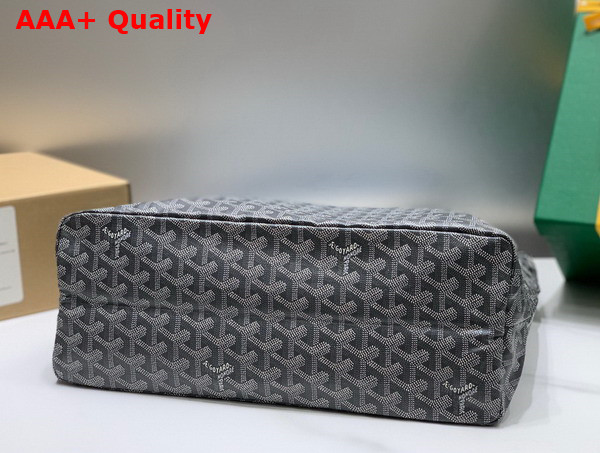 Goyard Boheme Hobo Bag in Grey Goyardine Canvas and Chevroches Calfskin Replica