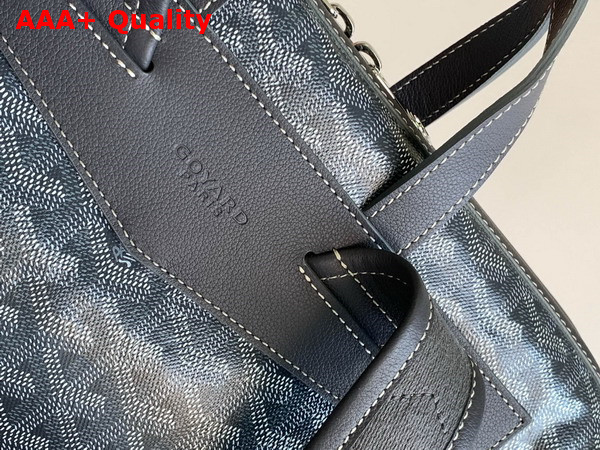 Goyard Cisalpin Backpack in Grey Goyardine Canvas and Chevroches Calfskin Replica