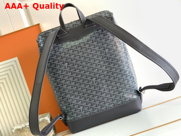 Goyard Cisalpin Backpack in Grey Goyardine Canvas and Chevroches Calfskin Replica