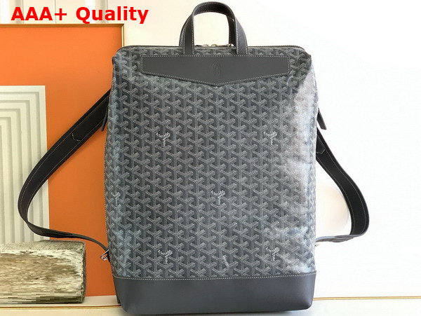 Goyard Cisalpin Backpack in Grey Goyardine Canvas and Chevroches Calfskin Replica