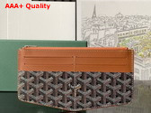 Goyard Insert Louise in Black and Tan Goyardine Canvas and Vauzelles Calfskin Replica