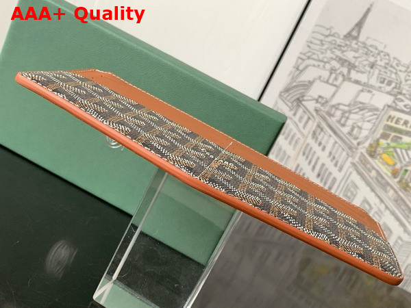 Goyard Insert Louise in Black and Tan Goyardine Canvas and Vauzelles Calfskin Replica