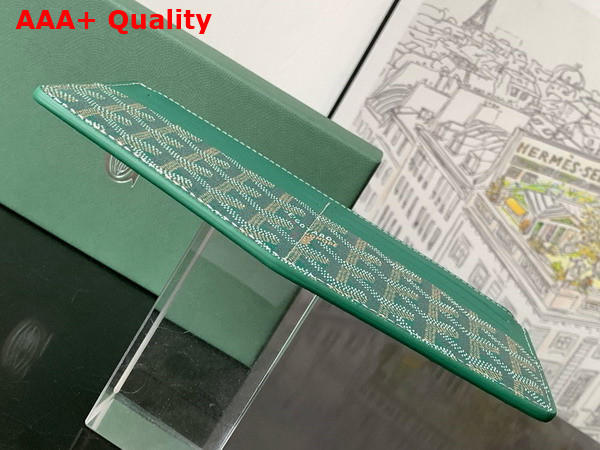 Goyard Insert Louise in Green Goyardine Canvas and Vauzelles Calfskin Replica
