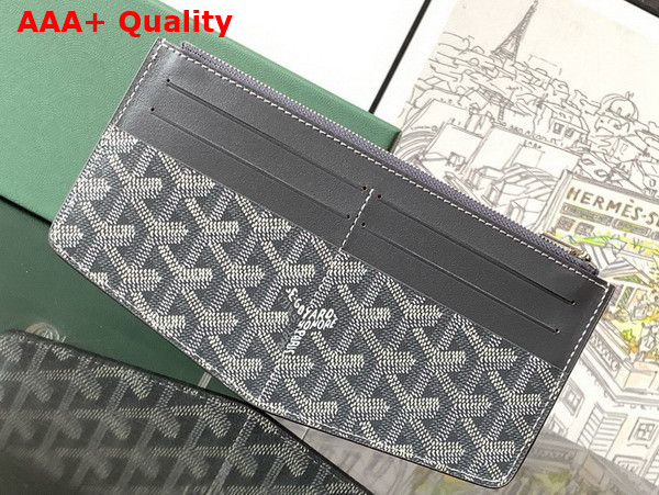 Goyard Insert Louise in Grey Goyardine Canvas and Vauzelles Calfskin Replica