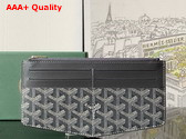 Goyard Insert Louise in Grey Goyardine Canvas and Vauzelles Calfskin Replica