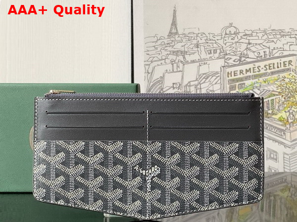 Goyard Insert Louise in Grey Goyardine Canvas and Vauzelles Calfskin Replica