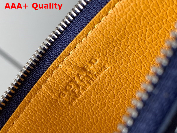 Goyard Insert Louise in Navy Blue Goyardine Canvas and Vauzelles Calfskin Replica