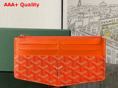Goyard Insert Louise in Orange Goyardine Canvas and Vauzelles Calfskin Replica