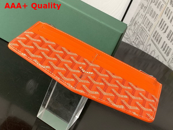 Goyard Insert Louise in Orange Goyardine Canvas and Vauzelles Calfskin Replica