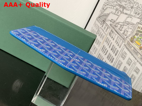 Goyard Insert Louise in Sky Blue Goyardine Canvas and Vauzelles Calfskin Replica