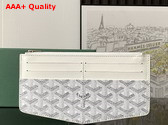 Goyard Insert Louise in White Goyardine Canvas and Vauzelles Calfskin Replica