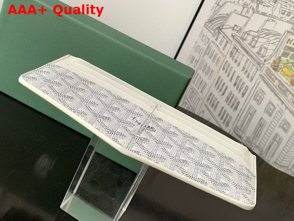 Goyard Insert Louise in White Goyardine Canvas and Vauzelles Calfskin Replica