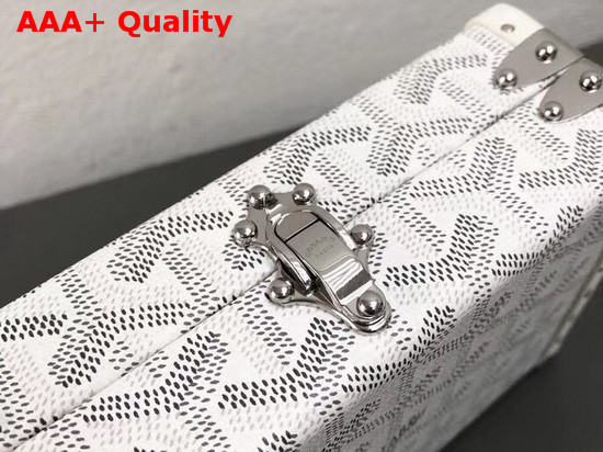 Goyard Minaudiere Trunk in White Replica