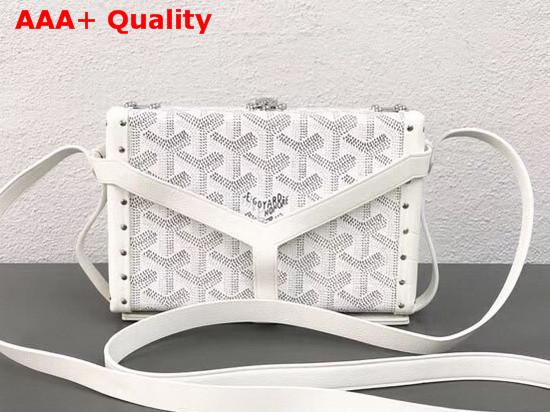 Goyard Minaudiere Trunk in White Replica