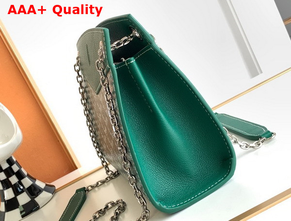 Goyard Rouette Structure Mini Bag in Green Goyardine Canvas and Chevroches Calfskin Replica
