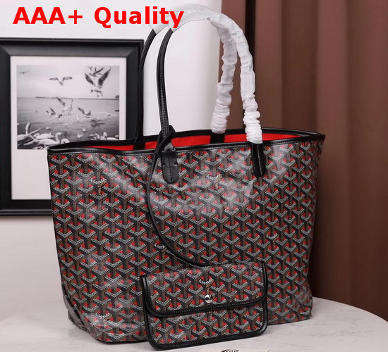 Goyard Saint Louis Claire Voie MM Reversible Tote Bag Red Interior Replica