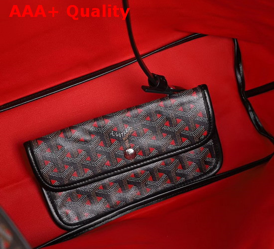 Goyard Saint Louis Claire Voie MM Reversible Tote Bag Red Interior Replica