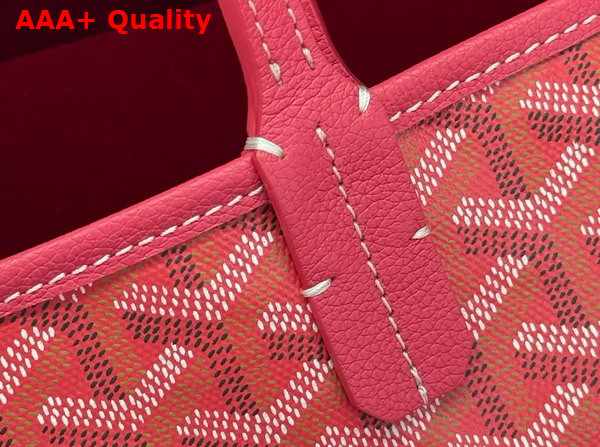 Goyard Saint Louis GM Bag in Fuchsia Goyardine Canvas and Chevroches Calfskin 2025 Limited Edition Replica