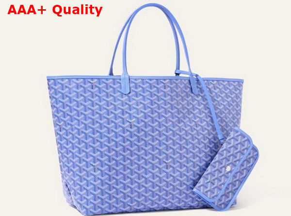 Goyard Saint Louis GM Bag in Iris Goyardine Canvas and Chevroches Calfskin 2025 Limited Edition Replica