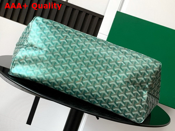 Goyard Saint Louis GM Bag in Pearl Green Goyardine Canvas Chevroches Calfskin Replica